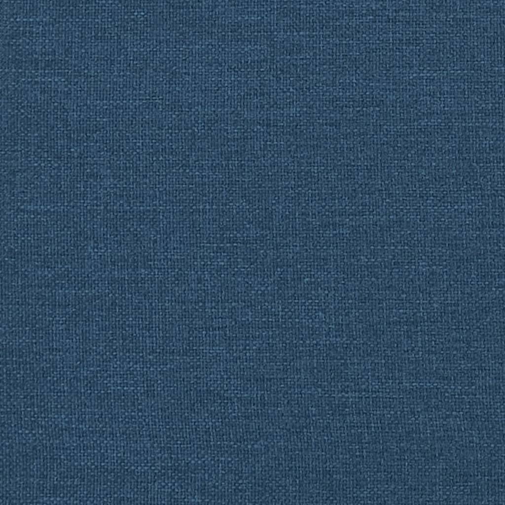 vidaXL Bänk blå 110x76x80 cm tyg
