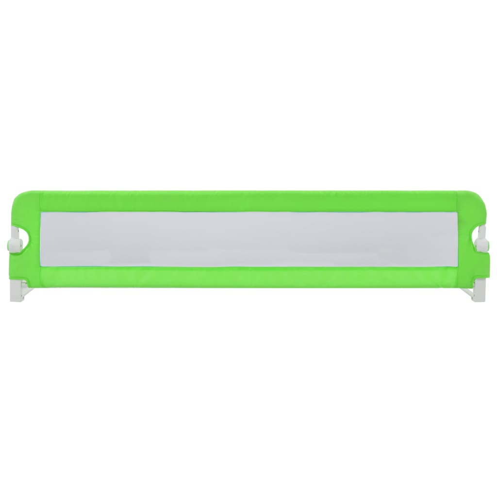vidaXL Sängskena för barn grön 180x42 cm polyester
