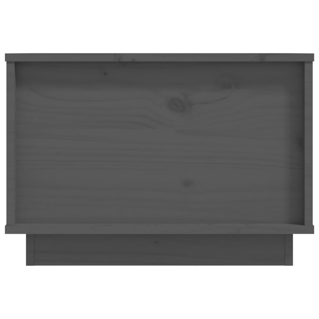 vidaXL Soffbord grå 40x50x35 cm massivt furu