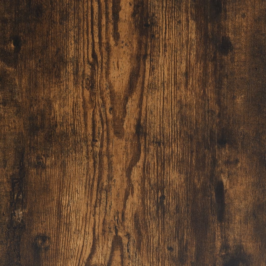 vidaXL Bokhylla rökfärgad ek 82,5x30,5x115 cm konstruerat trä