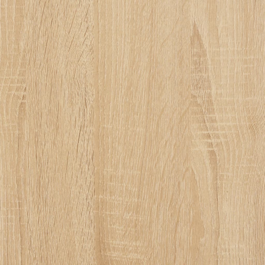 vidaXL Sängbord sonoma-ek 34x35,5x50 cm konstruerat trä