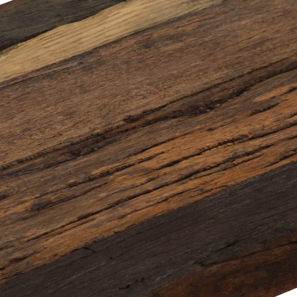 vidaXL Konsolbord återvunnet trä och stål 120x35x76 cm