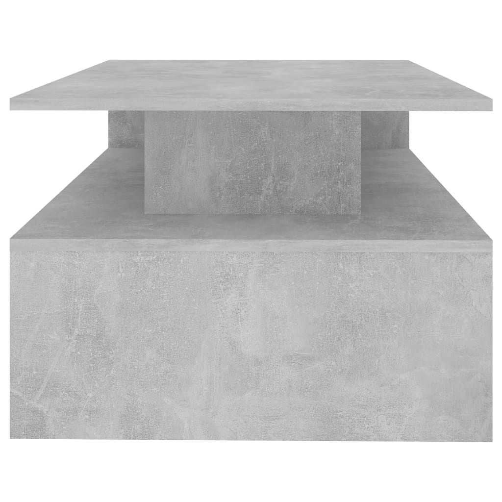 vidaXL Soffbord betonggrå 90x60x42,5 cm konstruerat trä