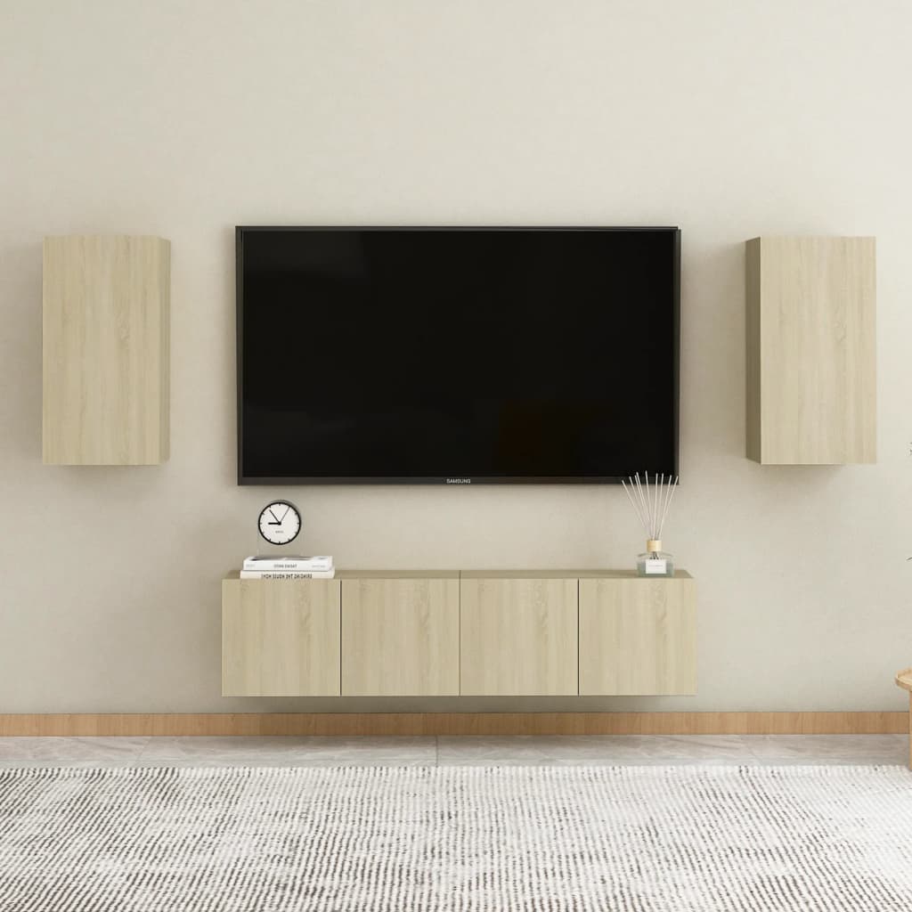 vidaXL TV-skåp sonoma-ek 30,5x30x60 cm konstruerat trä
