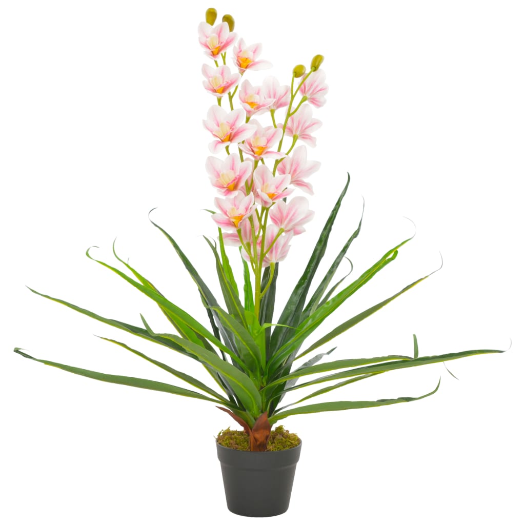 vidaXL Konstväxt Orkidé med kruka 90 cm rosa