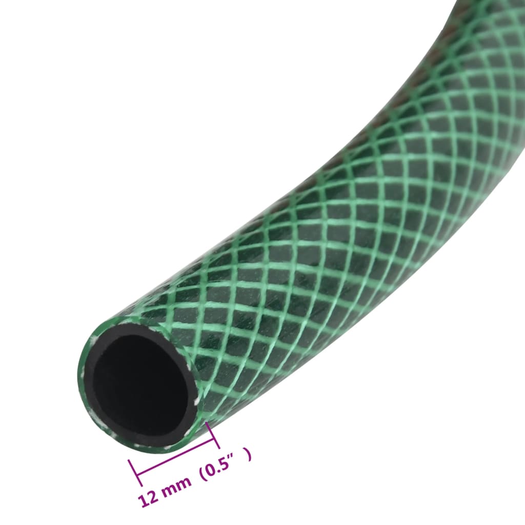 vidaXL Poolslang grön 10 m PVC