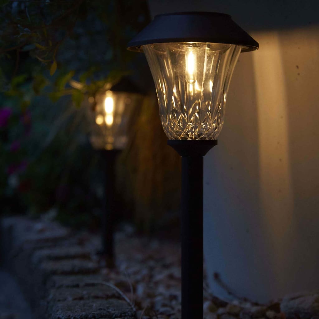 Luxform Trädgårdsbelysning solcell LED Tropez komplett set 3 st