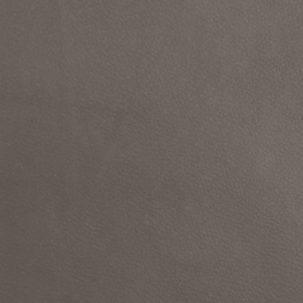 vidaXL Fotpall grå 45x29,5x35 cm konstläder