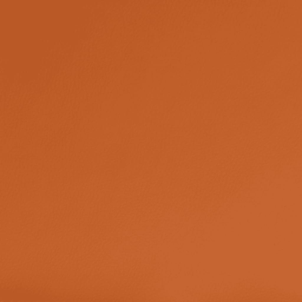 vidaXL Fotpall mörkgrå & orange 45x29,5x35 cm tyg och konstläder