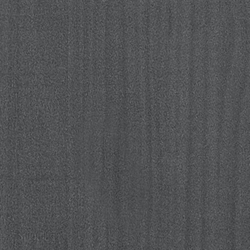 vidaXL Odlingslåda grå 60x31x31 cm massiv furu