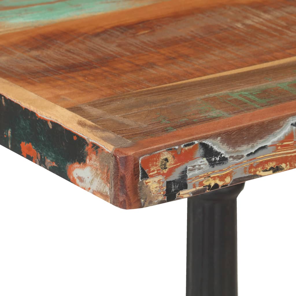 vidaXL Cafébord 60x60x76 cm massivt återvunnet trä
