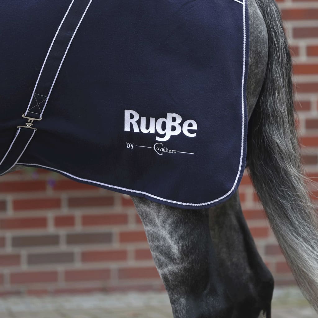 Covalliero Hästtäcke fleece RugBe Classic blå 125 cm