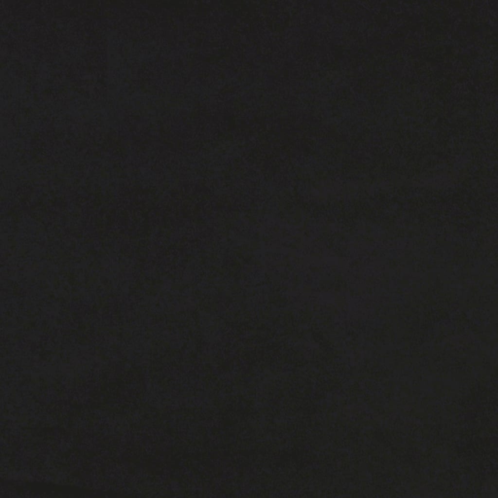 vidaXL 3-sitssoffa med fotpall svart 180 cm sammet