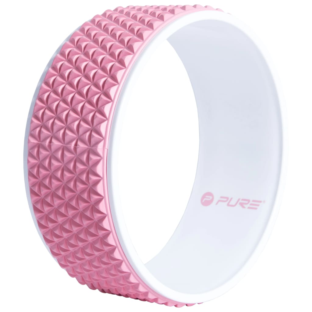 Pure2Improve Yogahjul 34 cm rosa och vit
