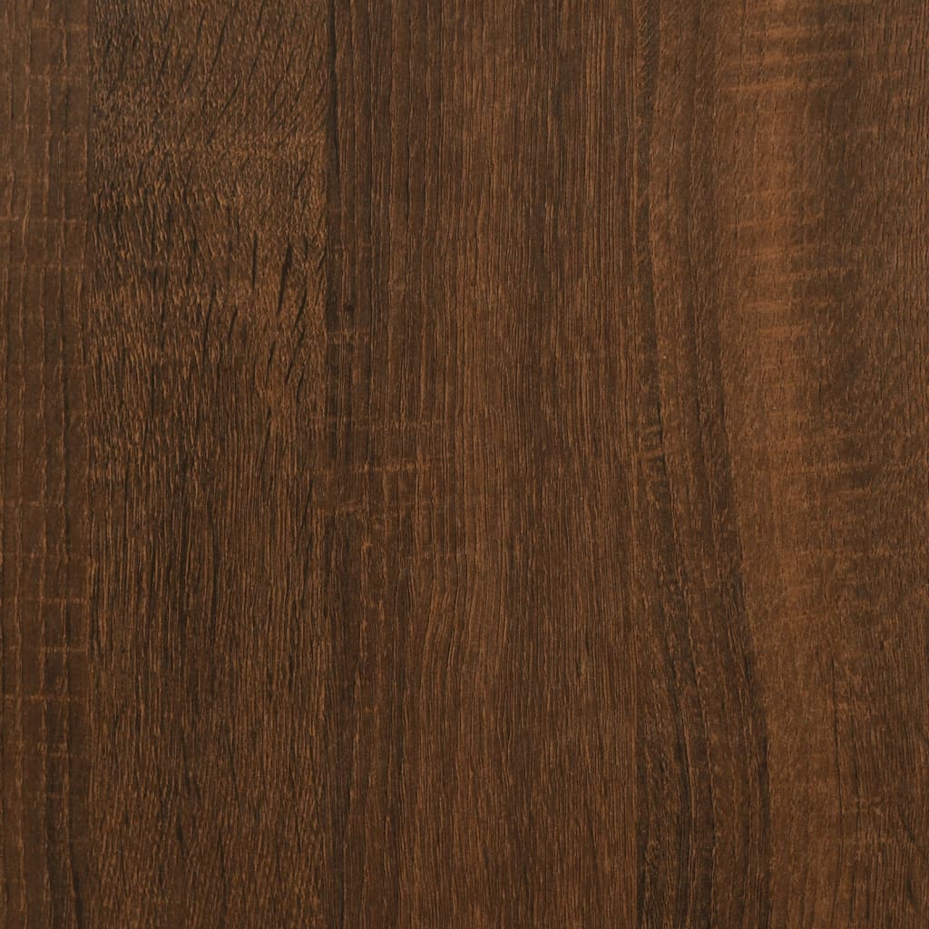 vidaXL Förvaringsbänk brun ek 85,5x42x73,5 cm konstruerat trä