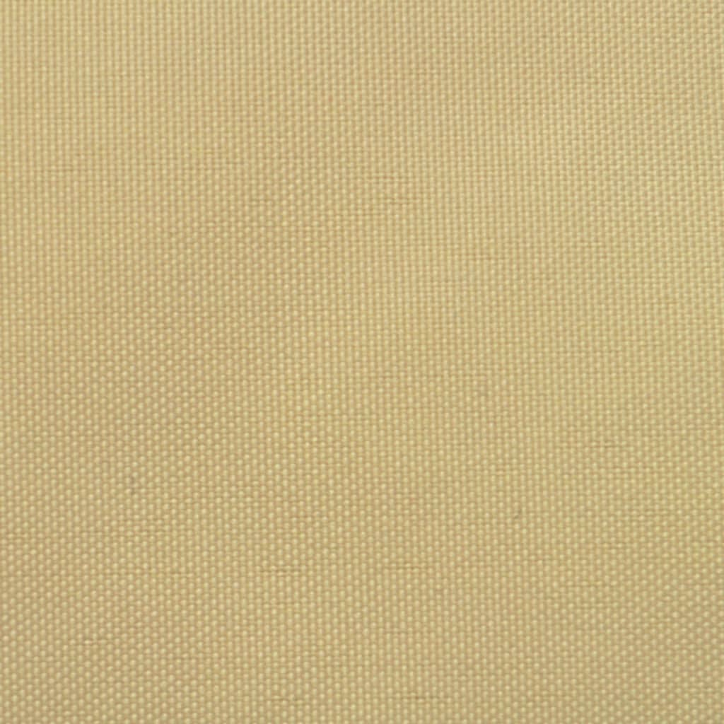 vidaXL Solsegel Oxfordtyg rektangulärt 2x4 m beige