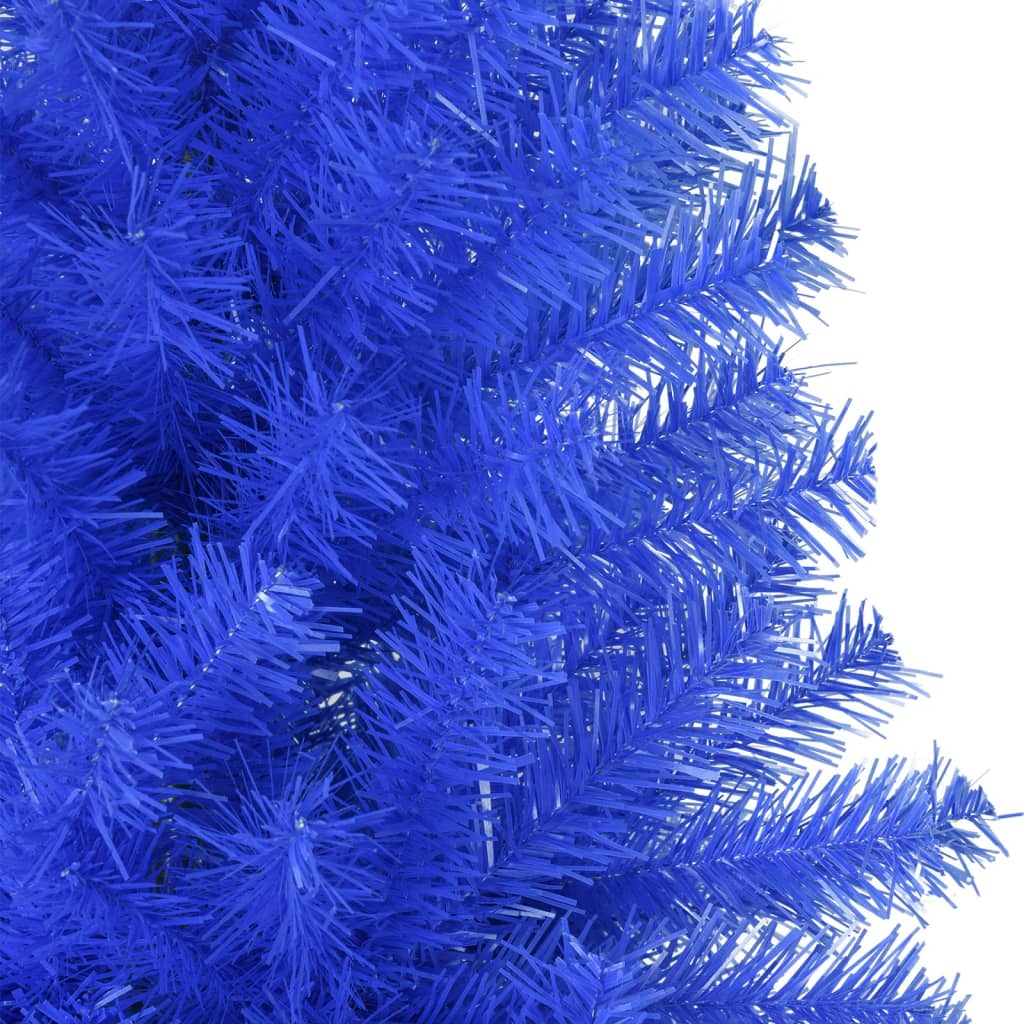 vidaXL Plastgran med fot blå 180 cm PVC