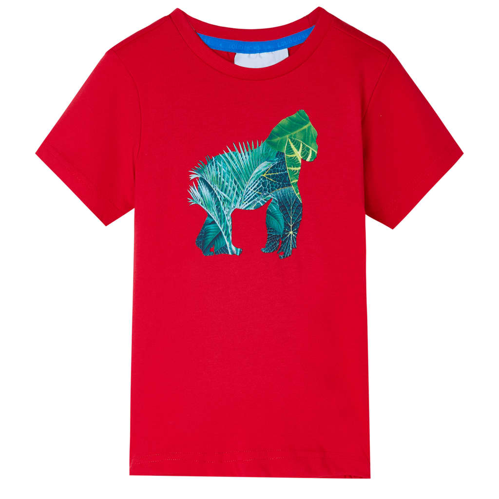 T-shirt för barn röd 92