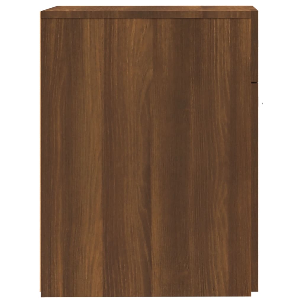 vidaXL Apoteksskåp brun ek 20x45,5x60 cm konstruerat trä