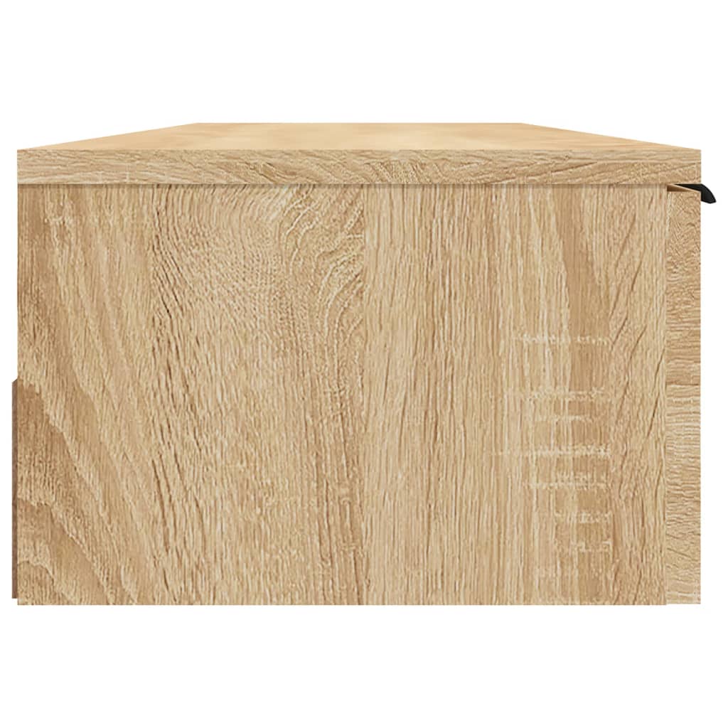 vidaXL Väggskåp sonoma-ek 102x30x20 cm konstruerat trä