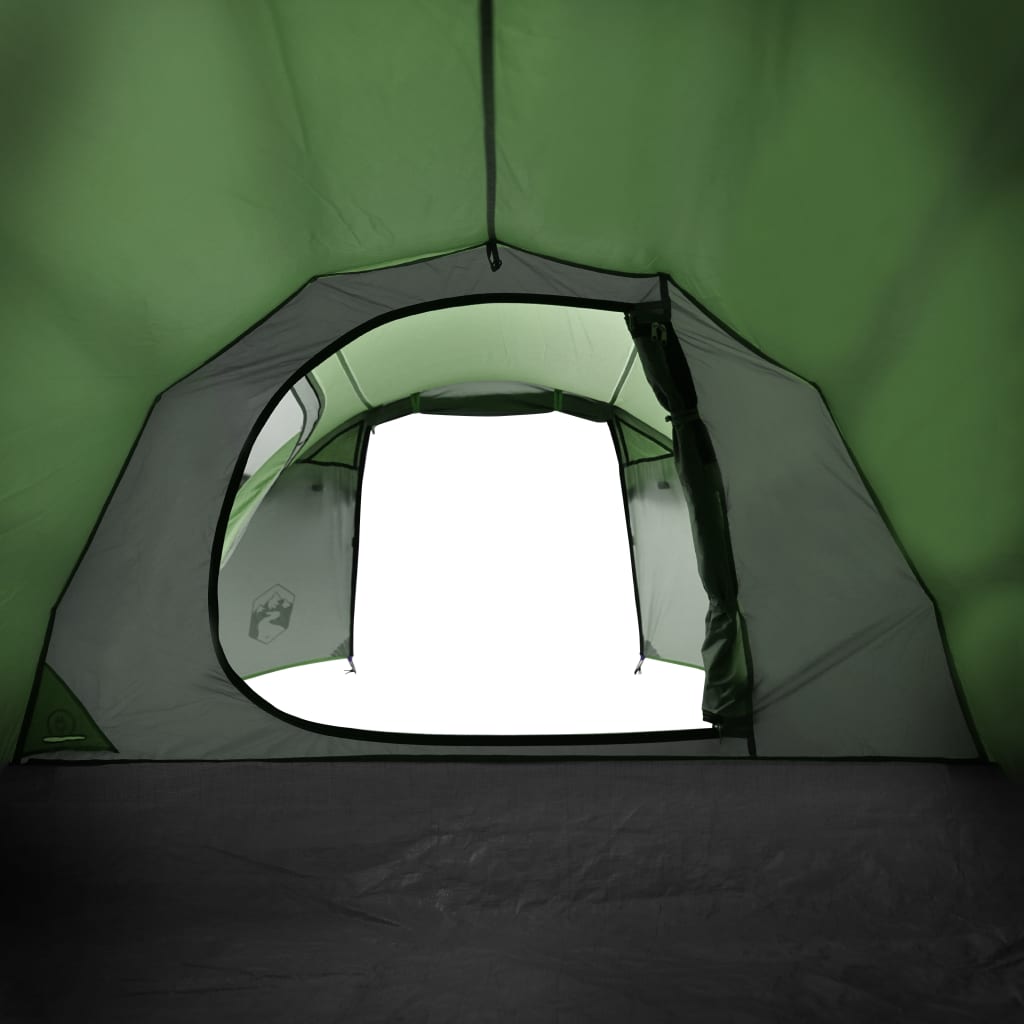 vidaXL Campingtält 4 personer grön 360x140x105 cm 185T taft