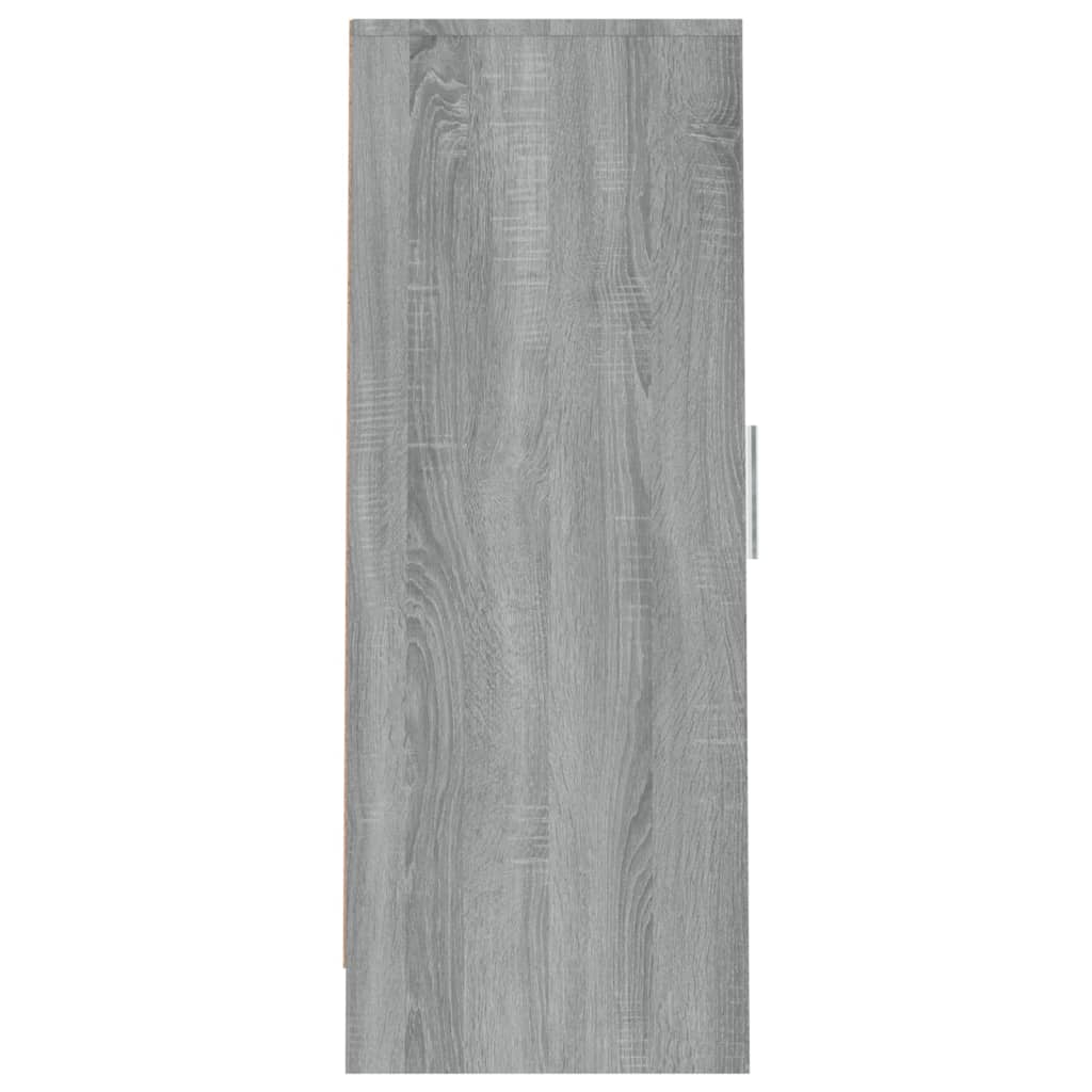 vidaXL Skoställ grå sonoma 32x35x92 cm konstruerat trä