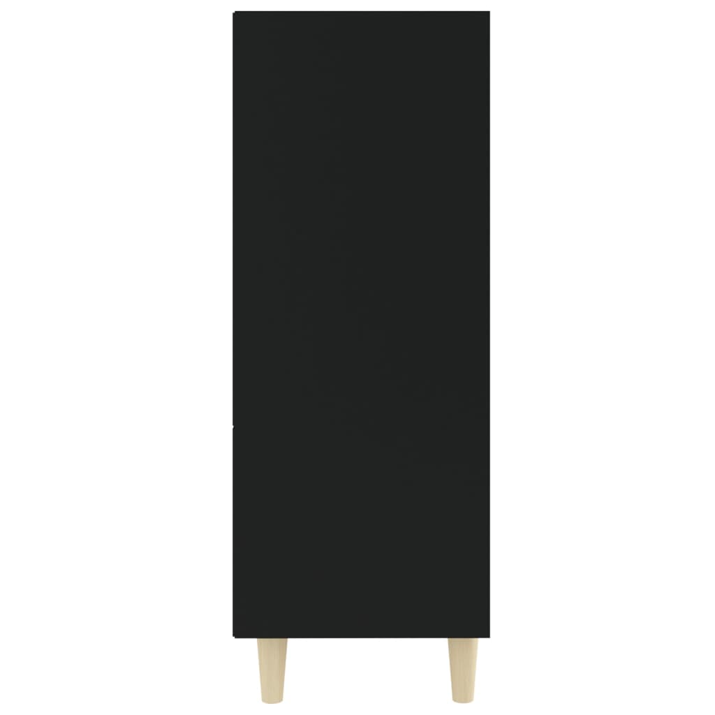 vidaXL Skänk svart 69,5x32,5x90 cm konstruerat trä