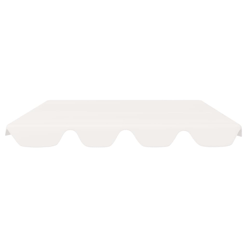 vidaXL Reservtak för hammock vit 188/168x145/110 cm