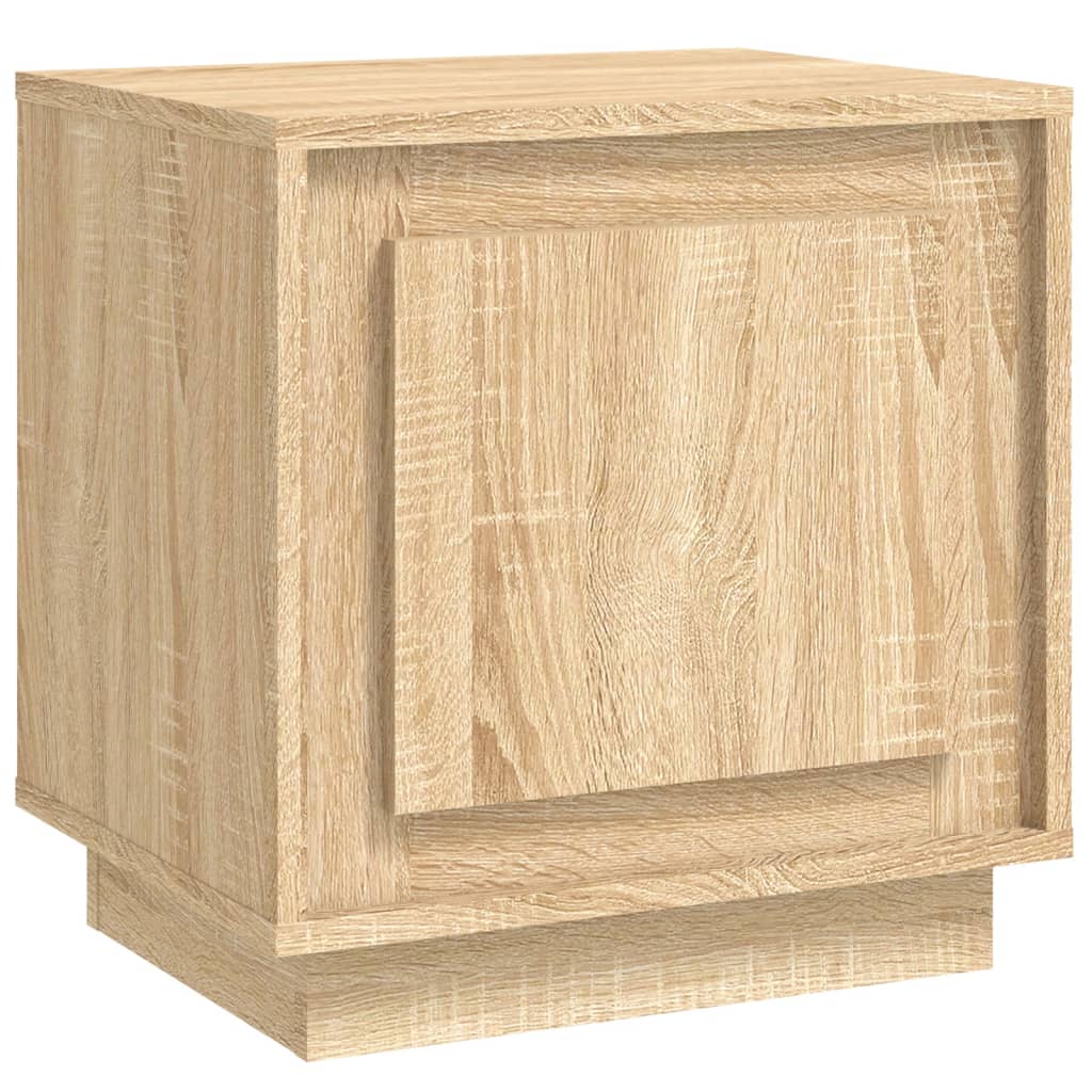 vidaXL Sängbord sonoma-ek 44x35x45 cm konstruerat trä