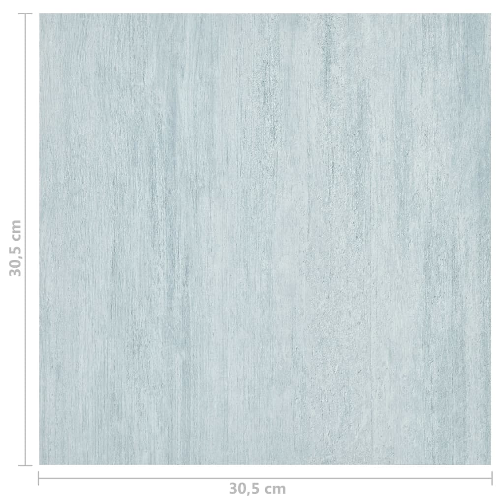 vidaXL Självhäftande golvplankor 55 st PVC 5,11 m² grön