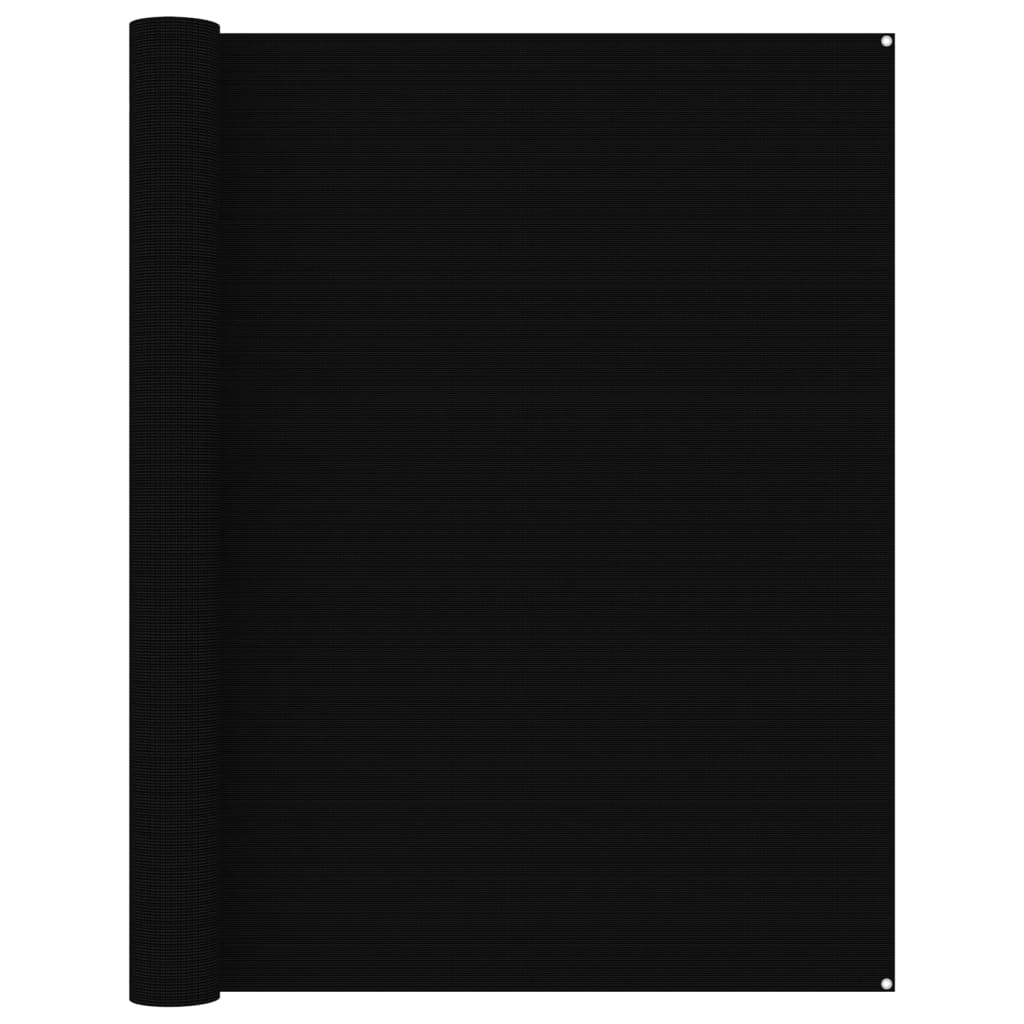 vidaXL Tältmatta 250x500 cm svart