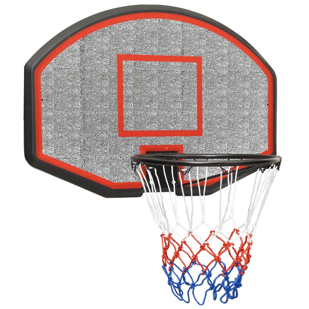 vidaXL Basketkorg svart 71x45x2 cm polyeten