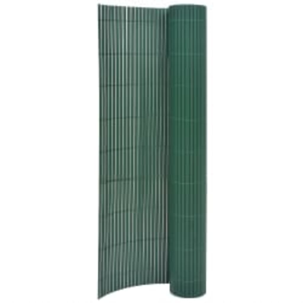 vidaXL Insynsskydd 110x400 cm grön