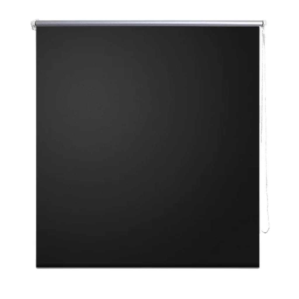 vidaXL Rullgardin för mörkläggning 140 x 230 cm svart