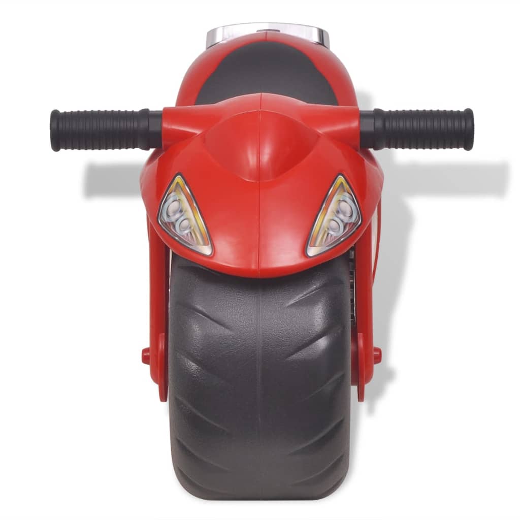 vidaXL Åkleksak motorcykel plast röd