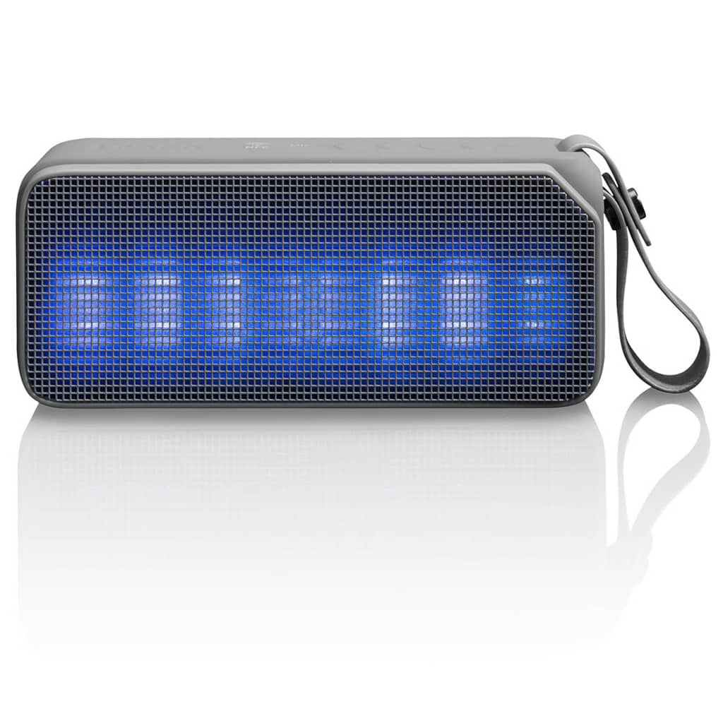 Lenco Bärbar Bluetooth stereohögtalare BT-190 Light grå