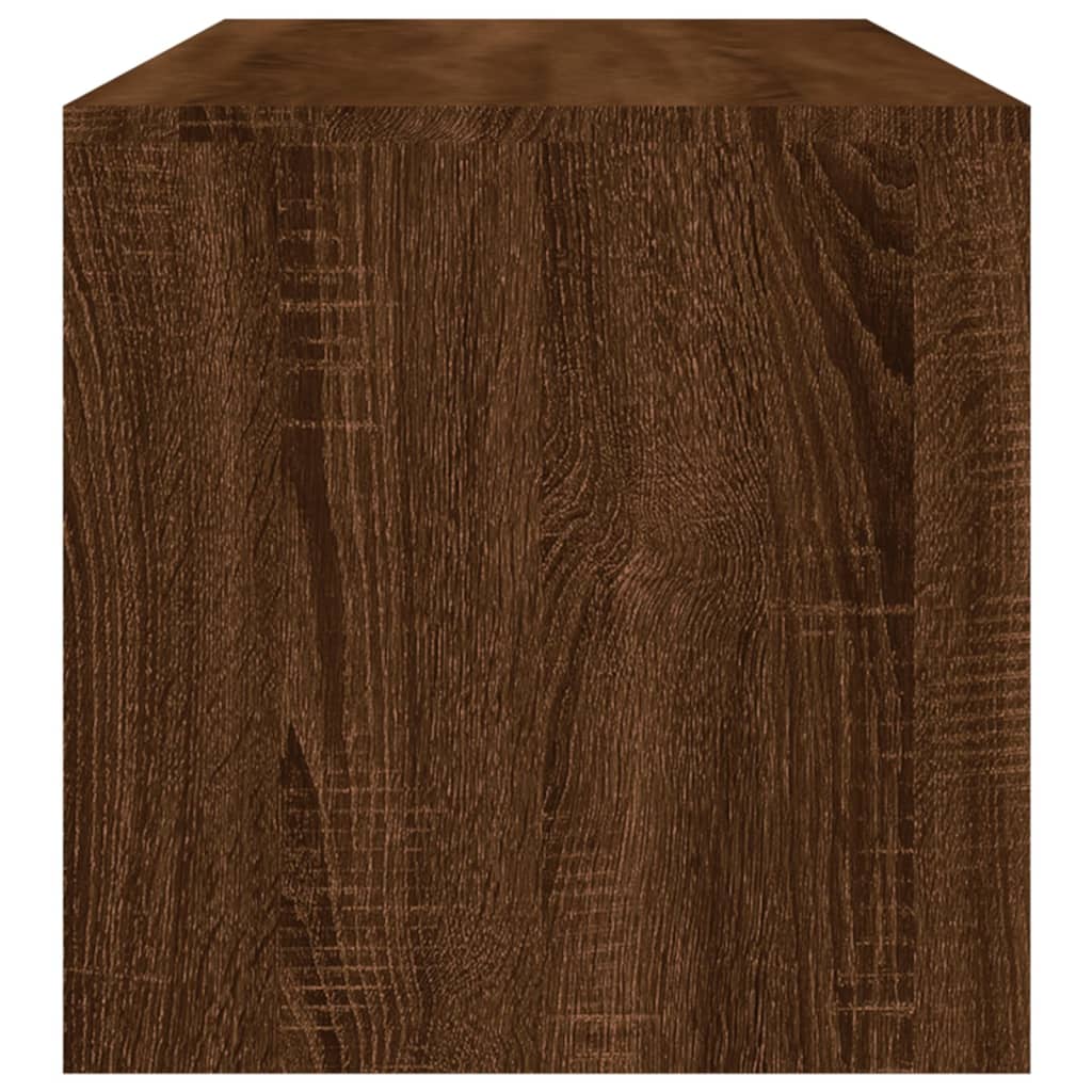 vidaXL Soffbord brun ek 100x40x40 cm konstruerat trä