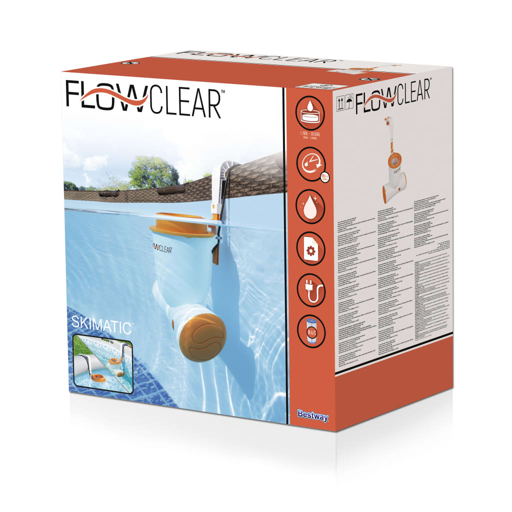 Bestway Filterpump för pool Flowclear Skimatic 2574 L/h 58462