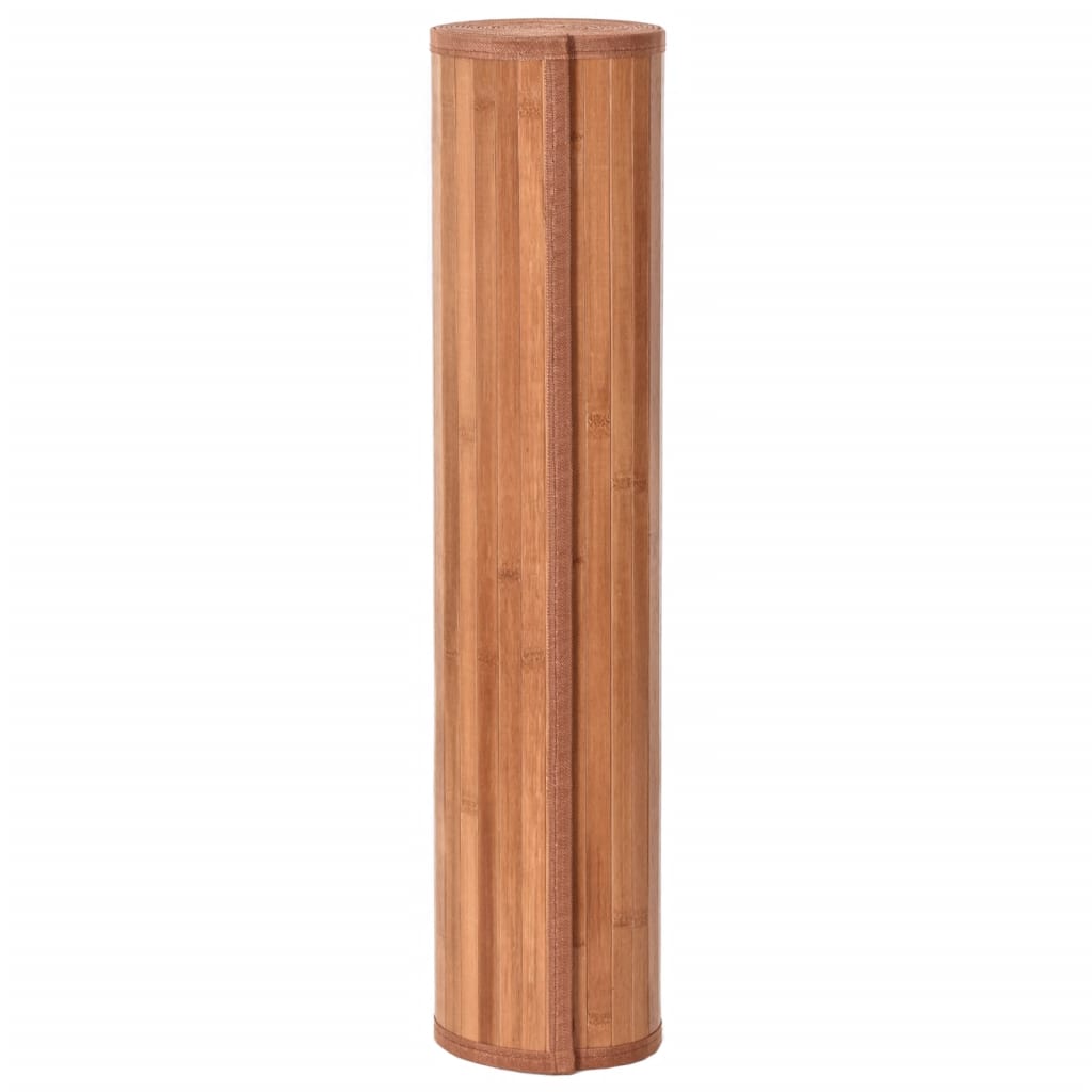 vidaXL Matta rektangulär brun 60x500 cm bambu