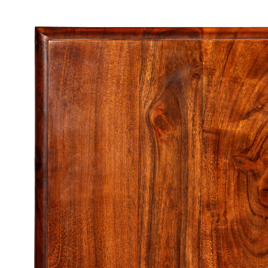 vidaXL Matbord massivt trä med honungsfinish 200x100x76 cm