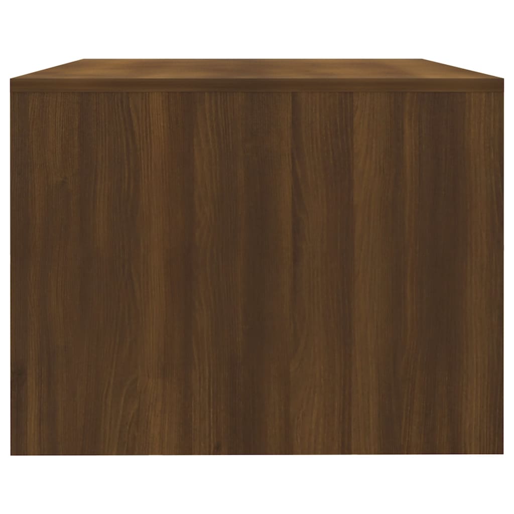vidaXL Soffbord brun ek 102x55x42 cm konstruerat trä