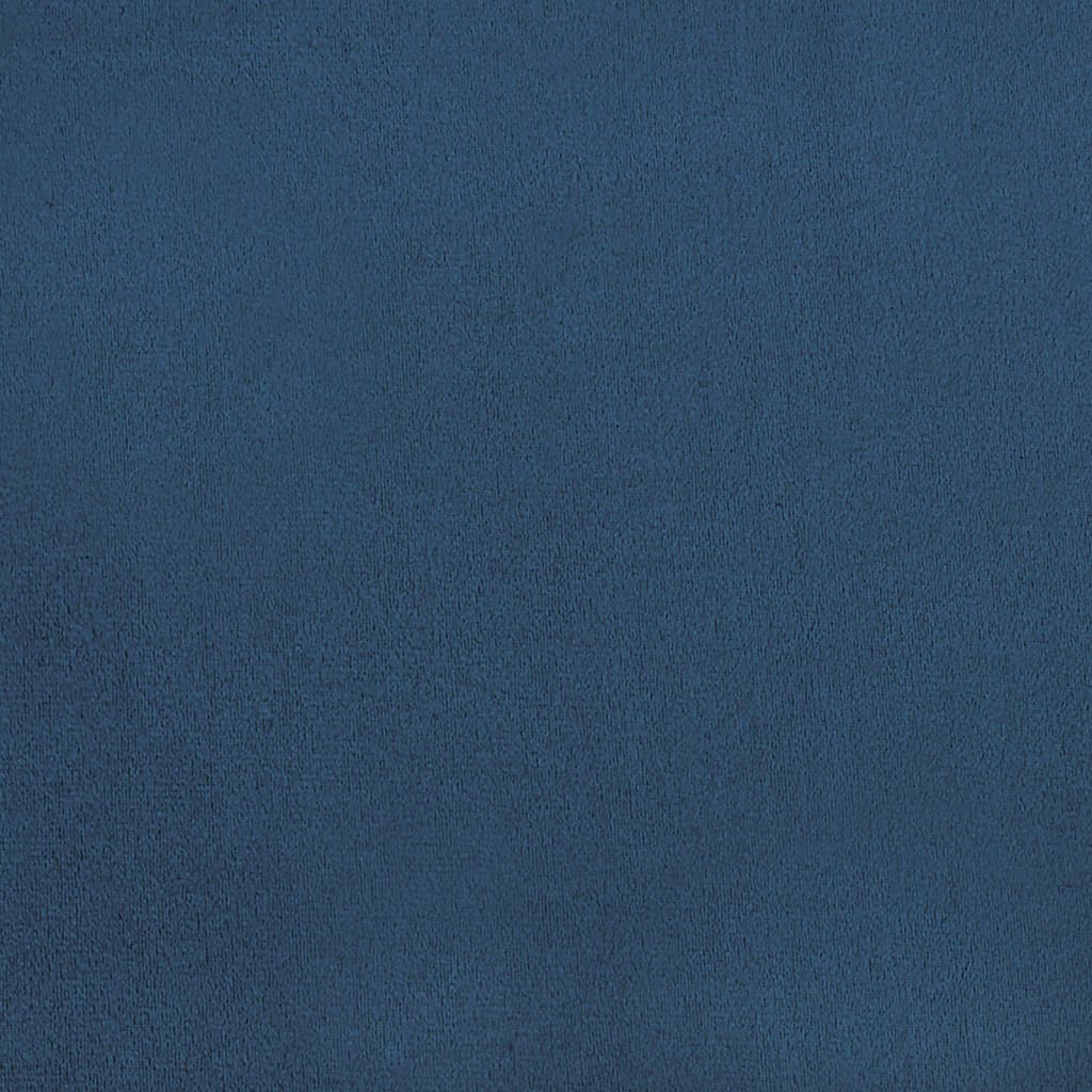 vidaXL Matstolar 4 st blå sammet