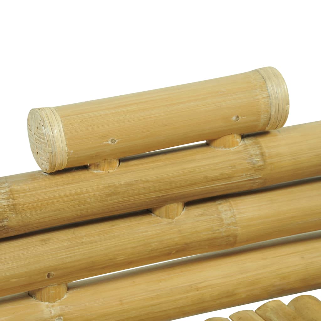 vidaXL Sängram bambu 140x200 cm