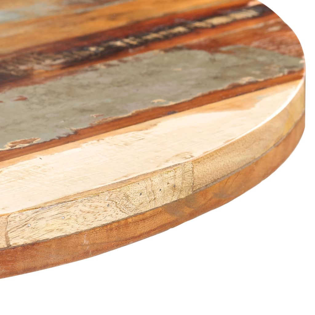 vidaXL Cafébord runt Ø70x75 cm massivt återvunnet trä