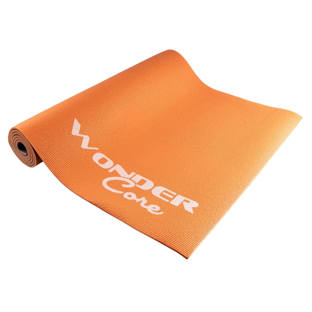 Wonder Core Yogamatta 170x60x0,6 cm orange och grå