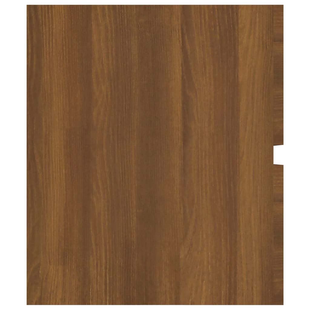 vidaXL Handfatsskåp brun ek 100x38,5x45 cm konstruerat trä