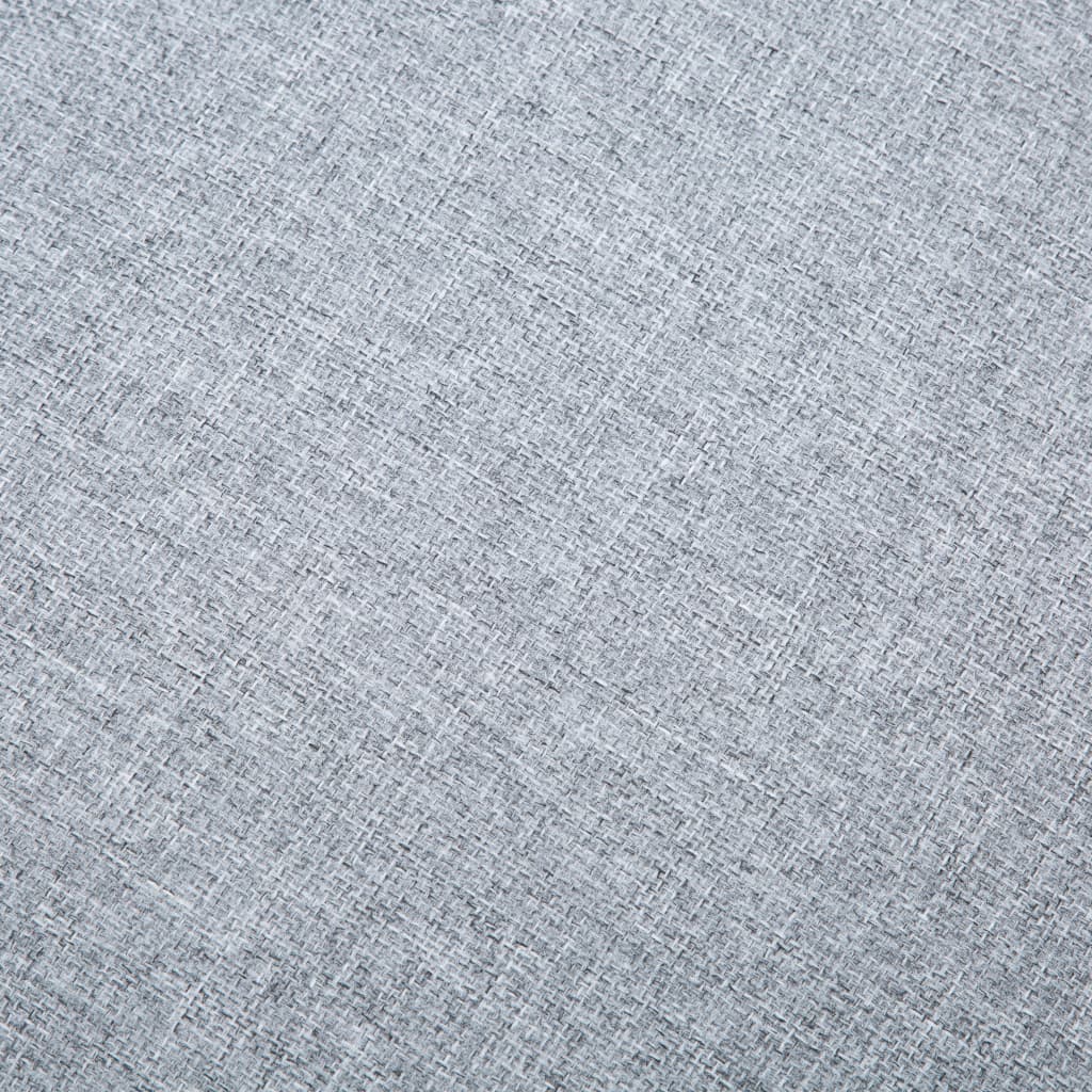 vidaXL Soffa L-formad tygklädsel 171,5x138x81,5 cm ljusgrå