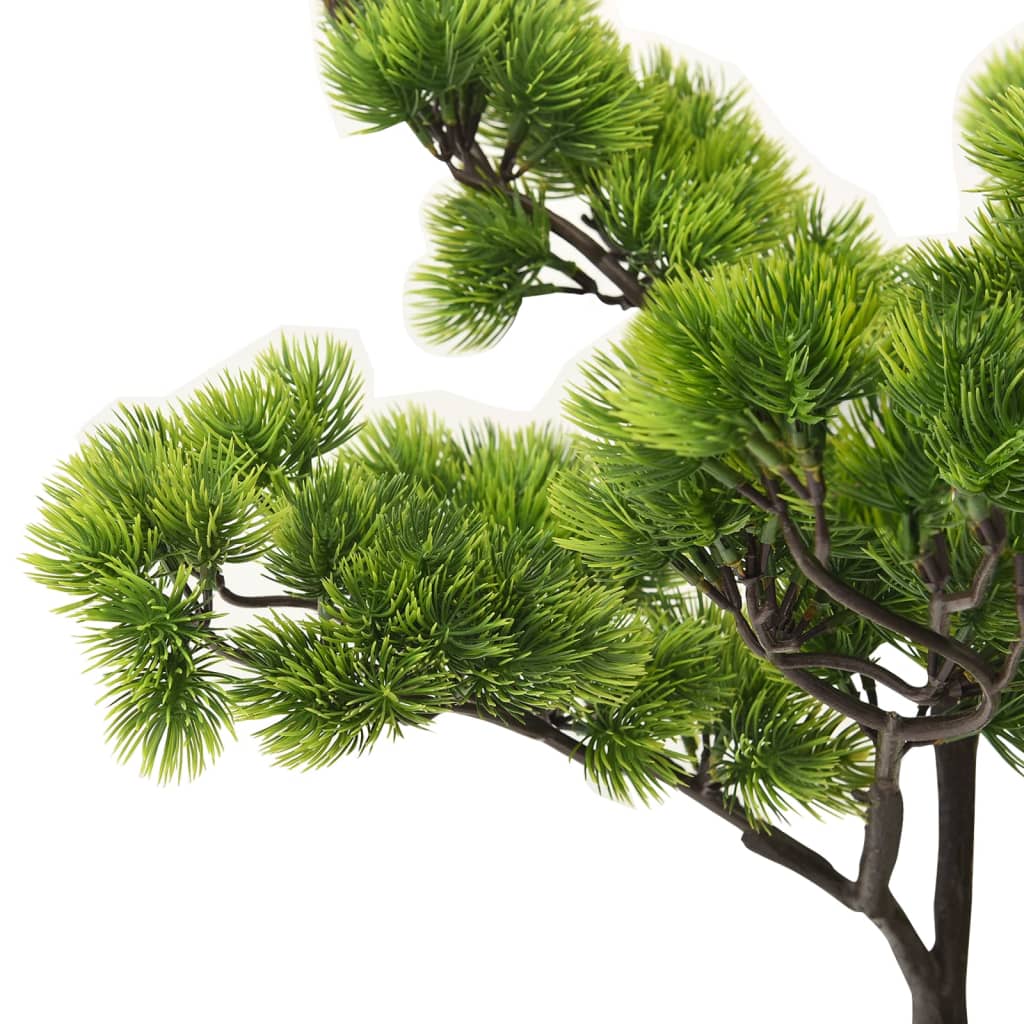 vidaXL Konstgjort bonsaiträd i kruka tall 60 cm grön