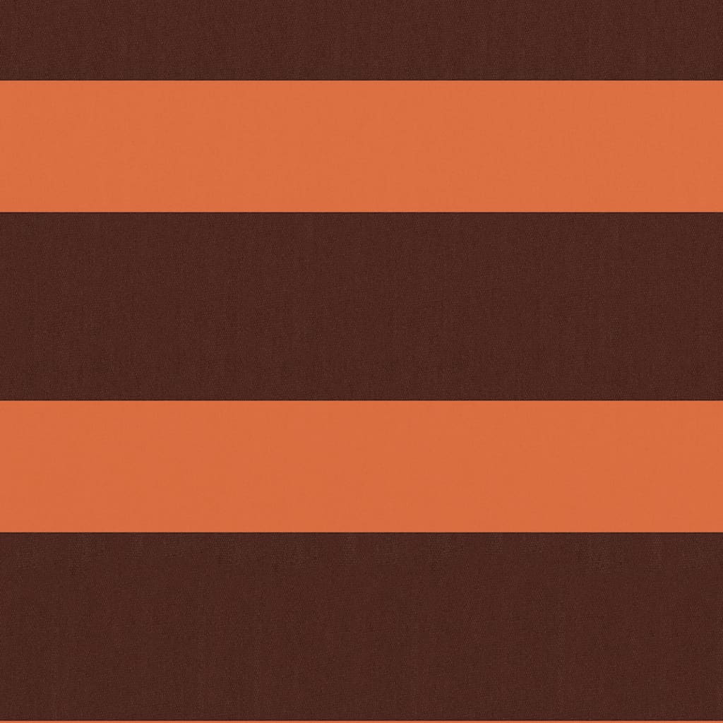 vidaXL Balkongskärm orange och brun 75x600 cm oxfordtyg