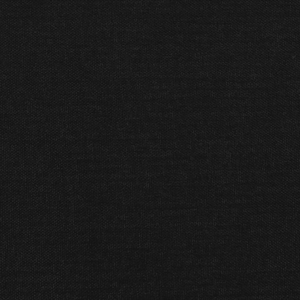 vidaXL Sängram svart 100x200 cm tyg